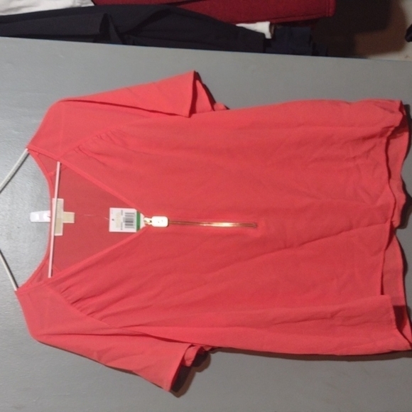ð
ºmichael by Michael kors women's blouse size large Coral - Picture 1 of 10